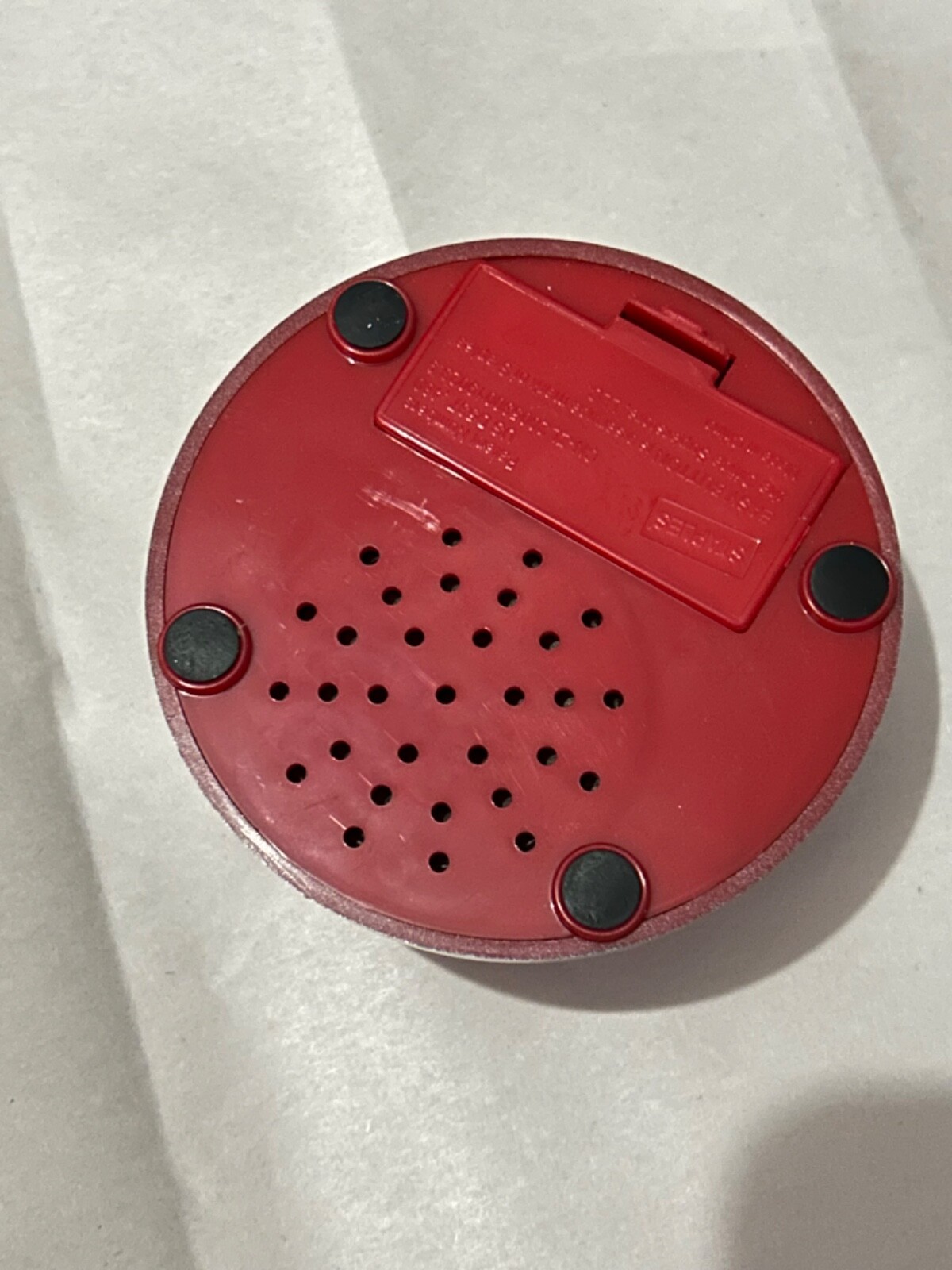 STAPLES EASY BUTTON THAT WAS TALKING OFFICE GIFT COLLECTOR ITEM ENGLISH RED A6
