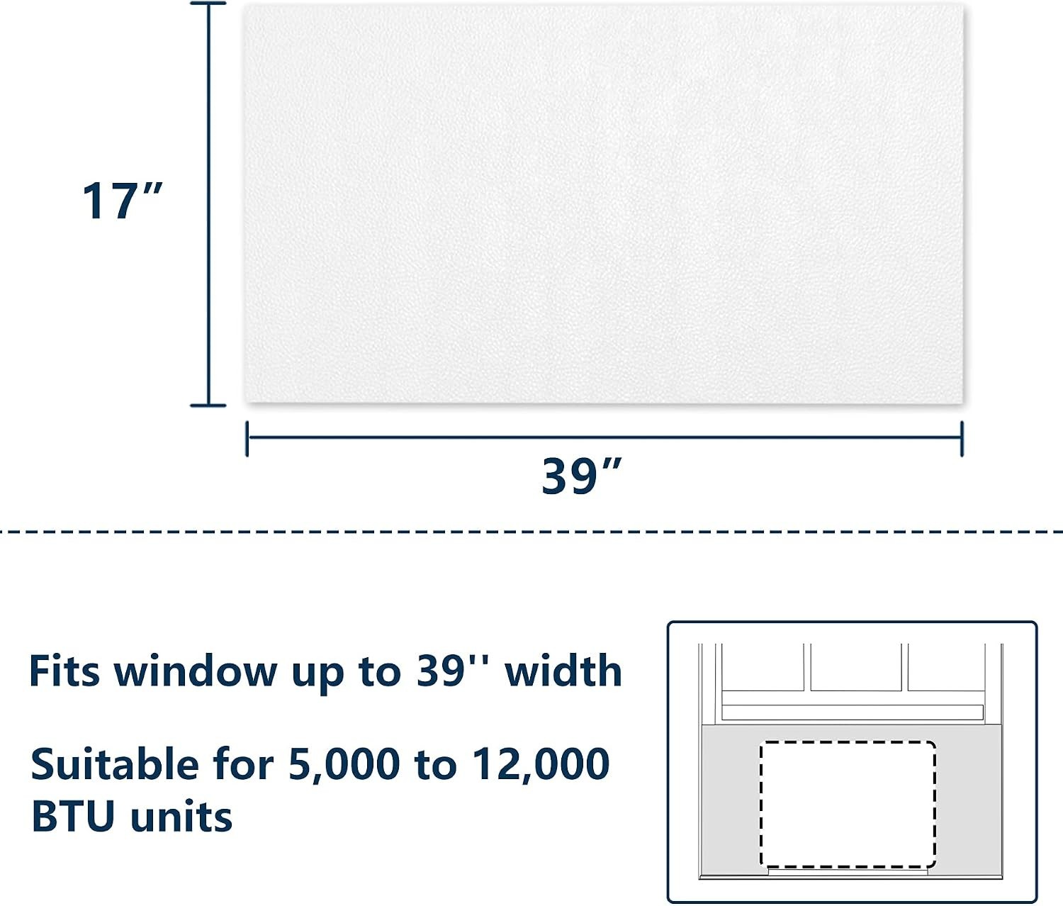 Window Air Conditioner Seal Kit – Universal Fit