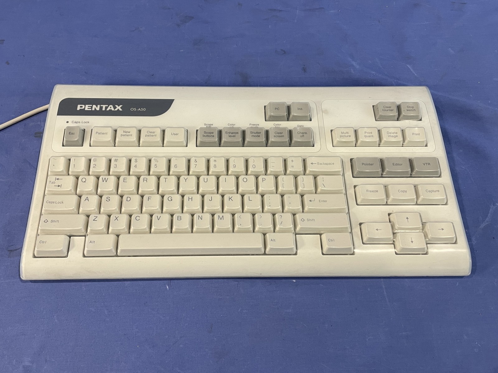 Pentax OS-A50 Endoscopy Video Processor Medical Keyboard
