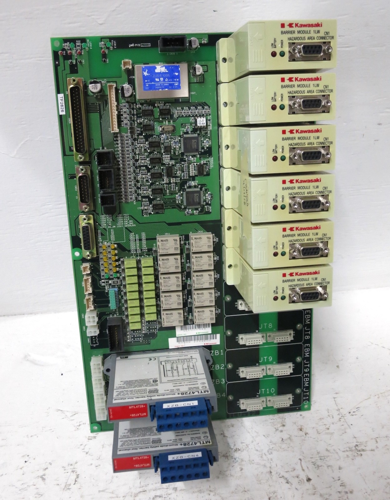 Kawasaki 50999-2254R00 1LU-52 Servo Amplifier Robotic Drive Unit Control Board