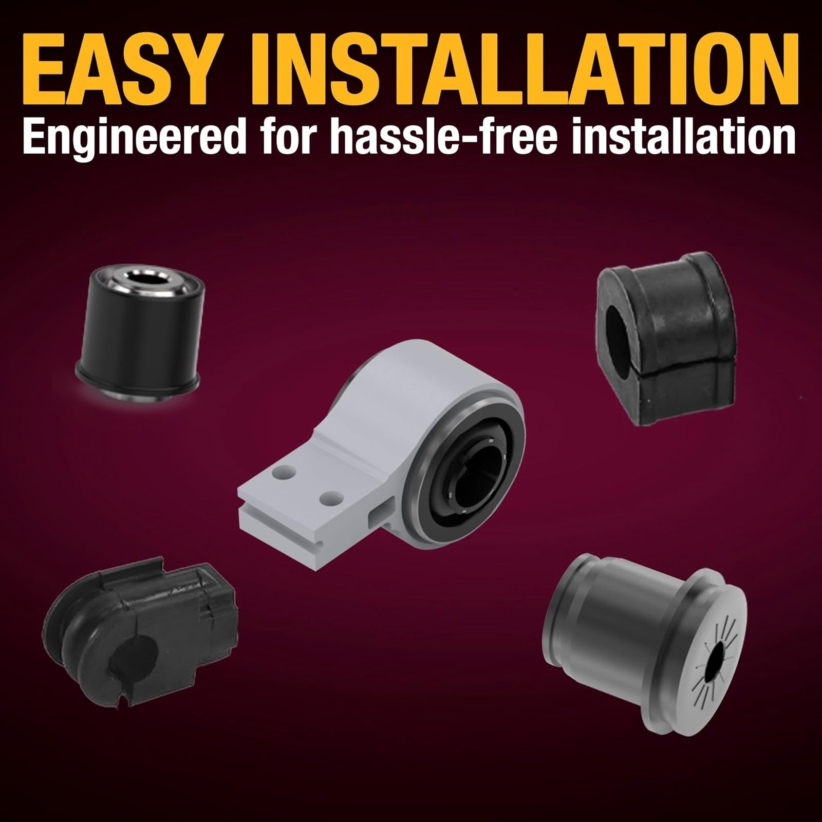 Front Stabilizer Bar Bushing Kit for 2002-2007 Jeep Liberty – K200161
