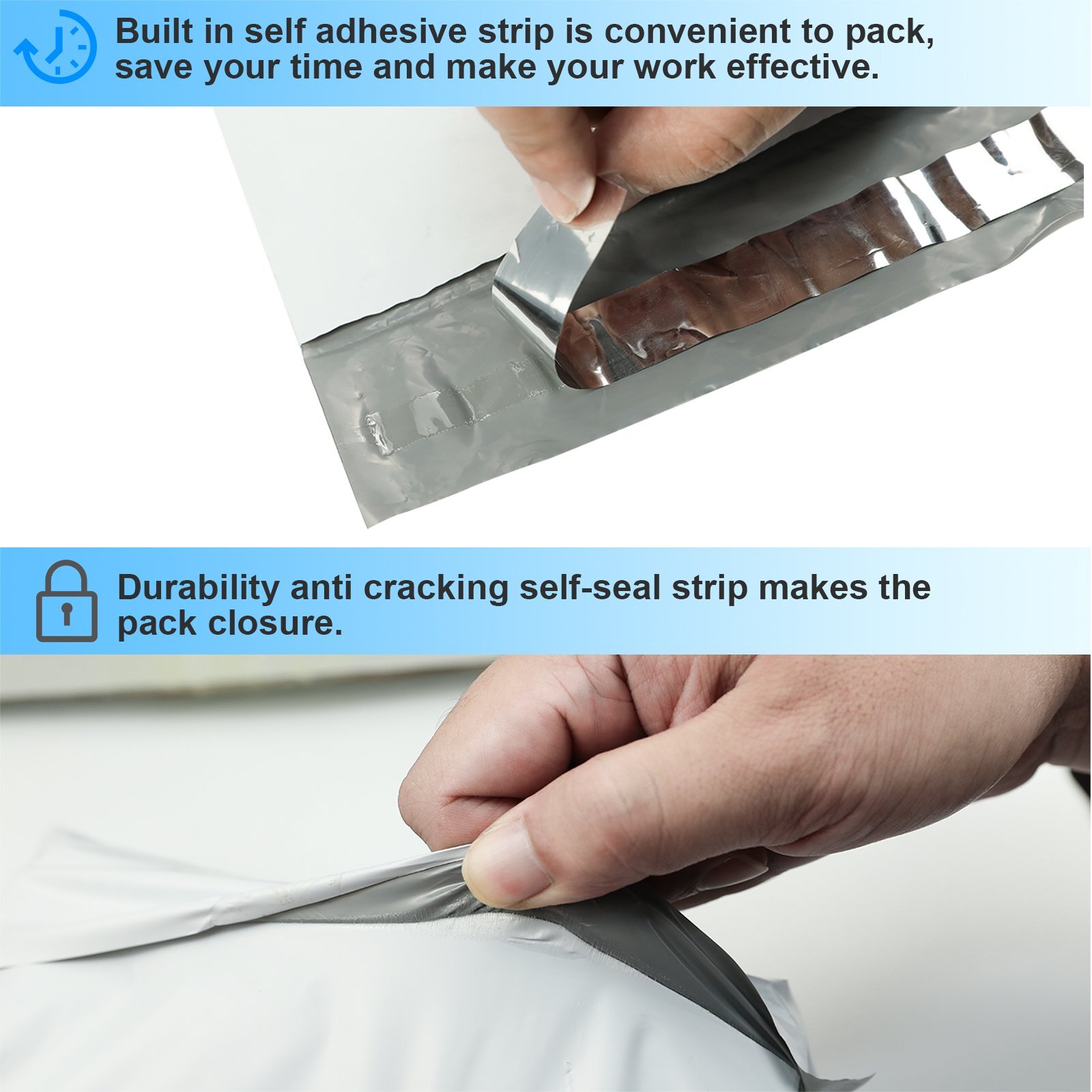 6×9 9×12 10×13 14×17 – 24×24 Poly Mailers Shipping Envelopes Self Sealing Bags