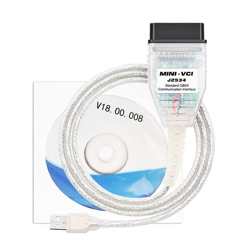2025MINI VCI TIS V18.00.008 TIS J2534 For Toyota Inspection Cable US OBD scanner