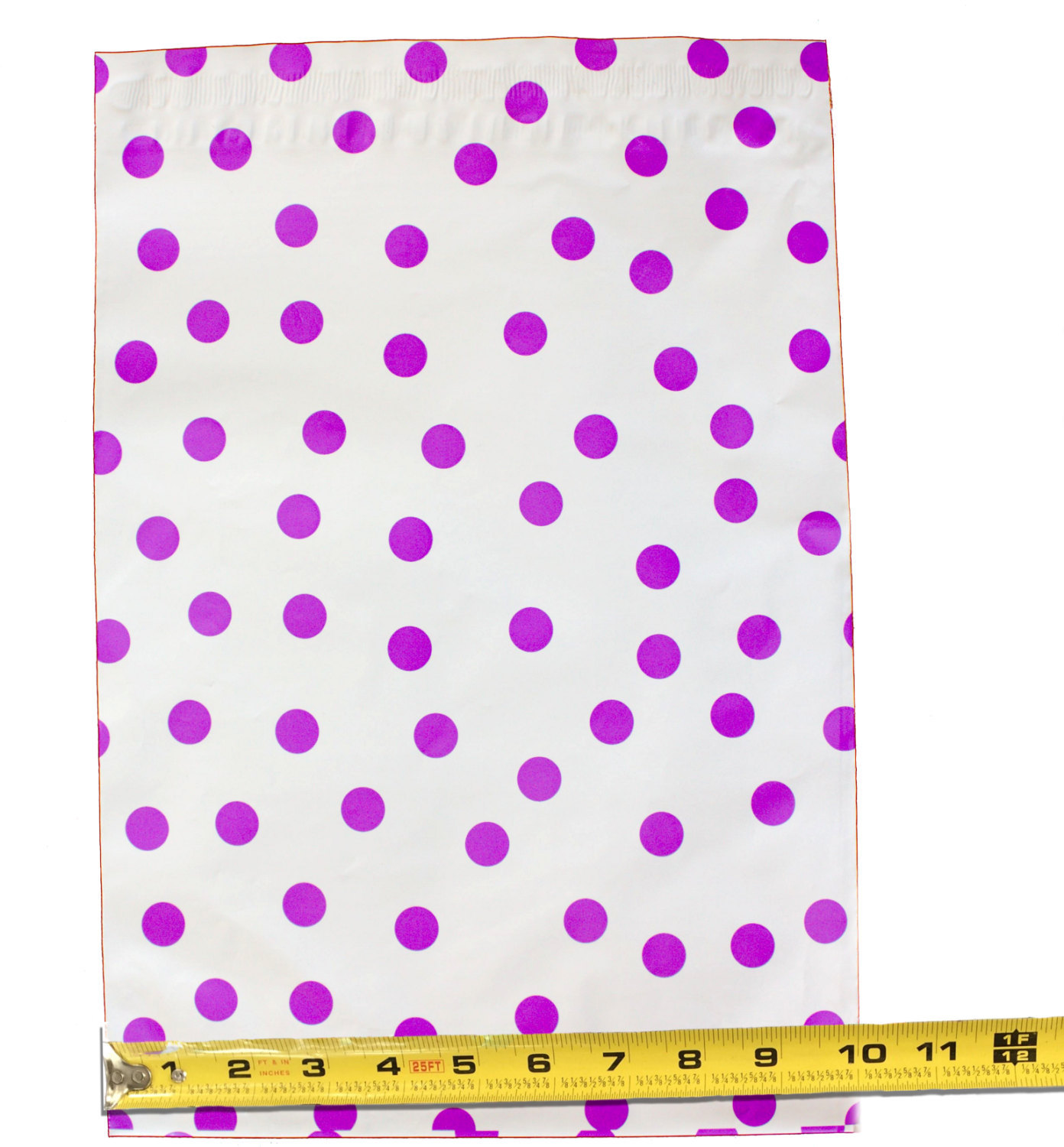 Hot Pink,Teal,Purple,Blue Polka Dot Flat Poly Shipping Mailers 10×13, 6×9, 12×15