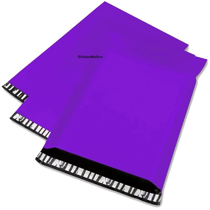 500 7.5×10.5 PURPLE Poly Mailers Shipping Envelopes Bag Couture Boutique Bags