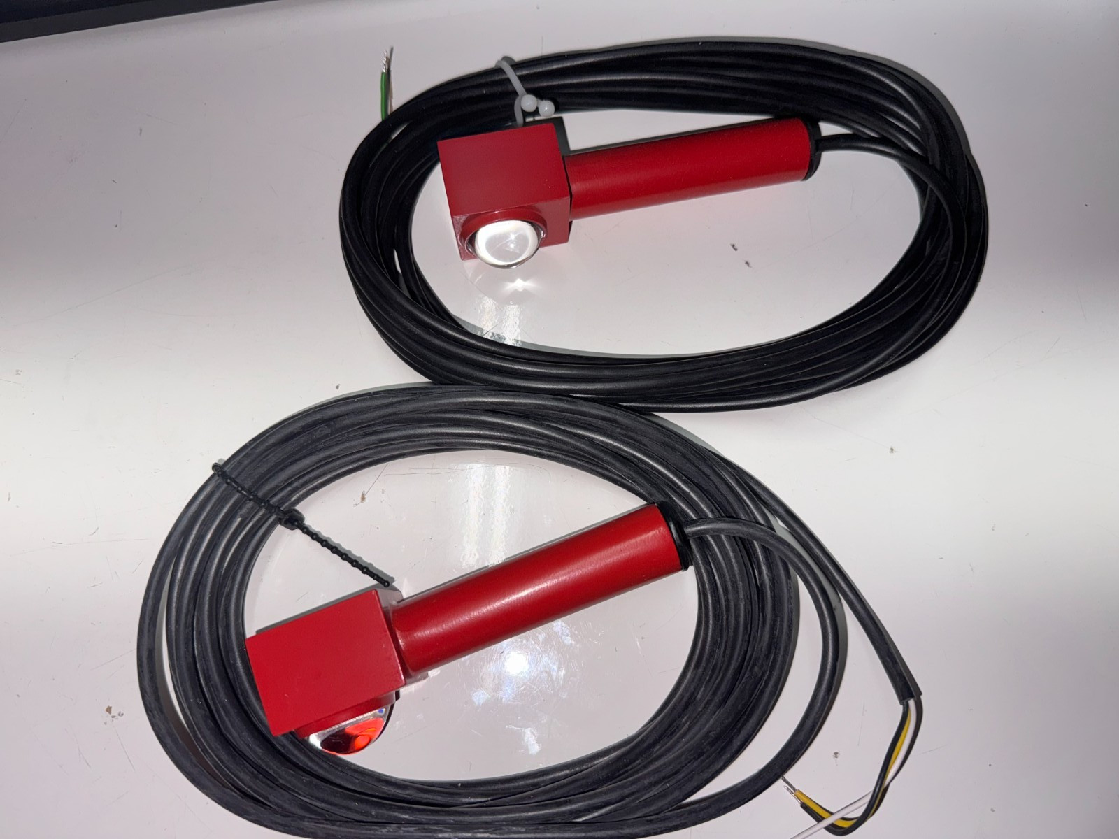 LEUZE WS 75/4 6000 #s 50103955 AND 50103957 TRANSMITTER & RECIEVER MODULES.