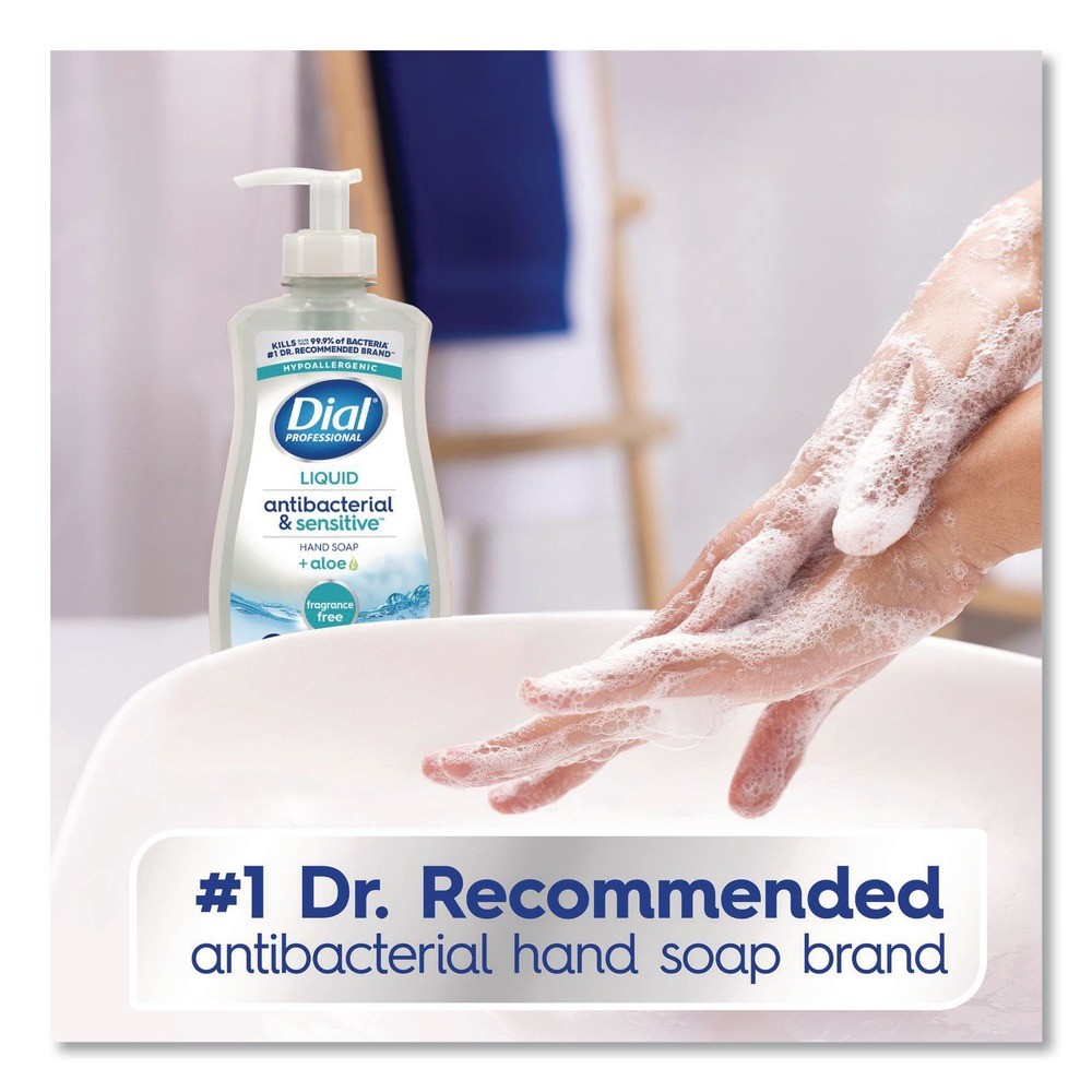 Dial Professional 35476EA 11 oz Fragrance-Free Liquid Hand Soap – Unscented New