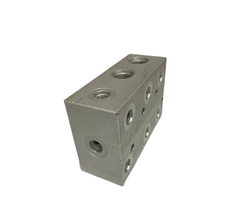 HYDRAULIC MANIFOLD BLOCK POLISHED