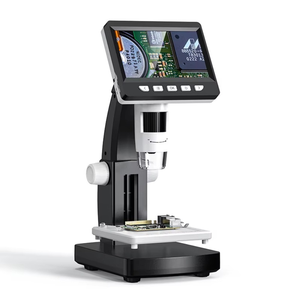 New 4.3 Inch LCD Digital Microscope 1000X HD Magnifier for Circuit Repair
