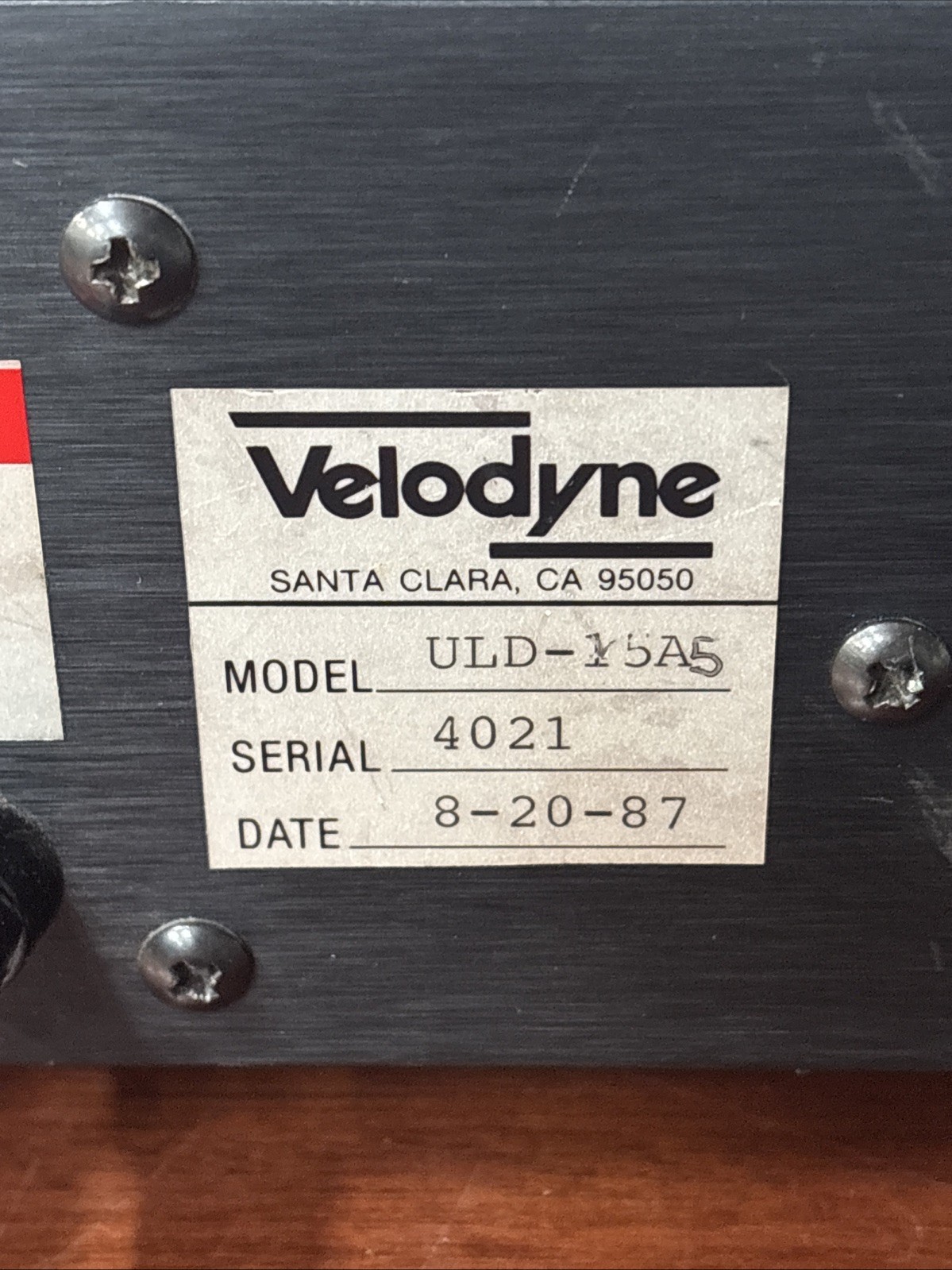 Velodyne ULD-15 Power Servo Controller Sub Amplifier ***Untested