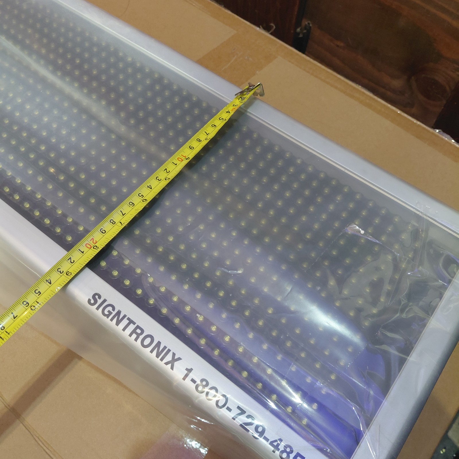 Signtronix LED-40 Interior LED Display Sign 9.25″ x 40″ x 4.5″ Office Business