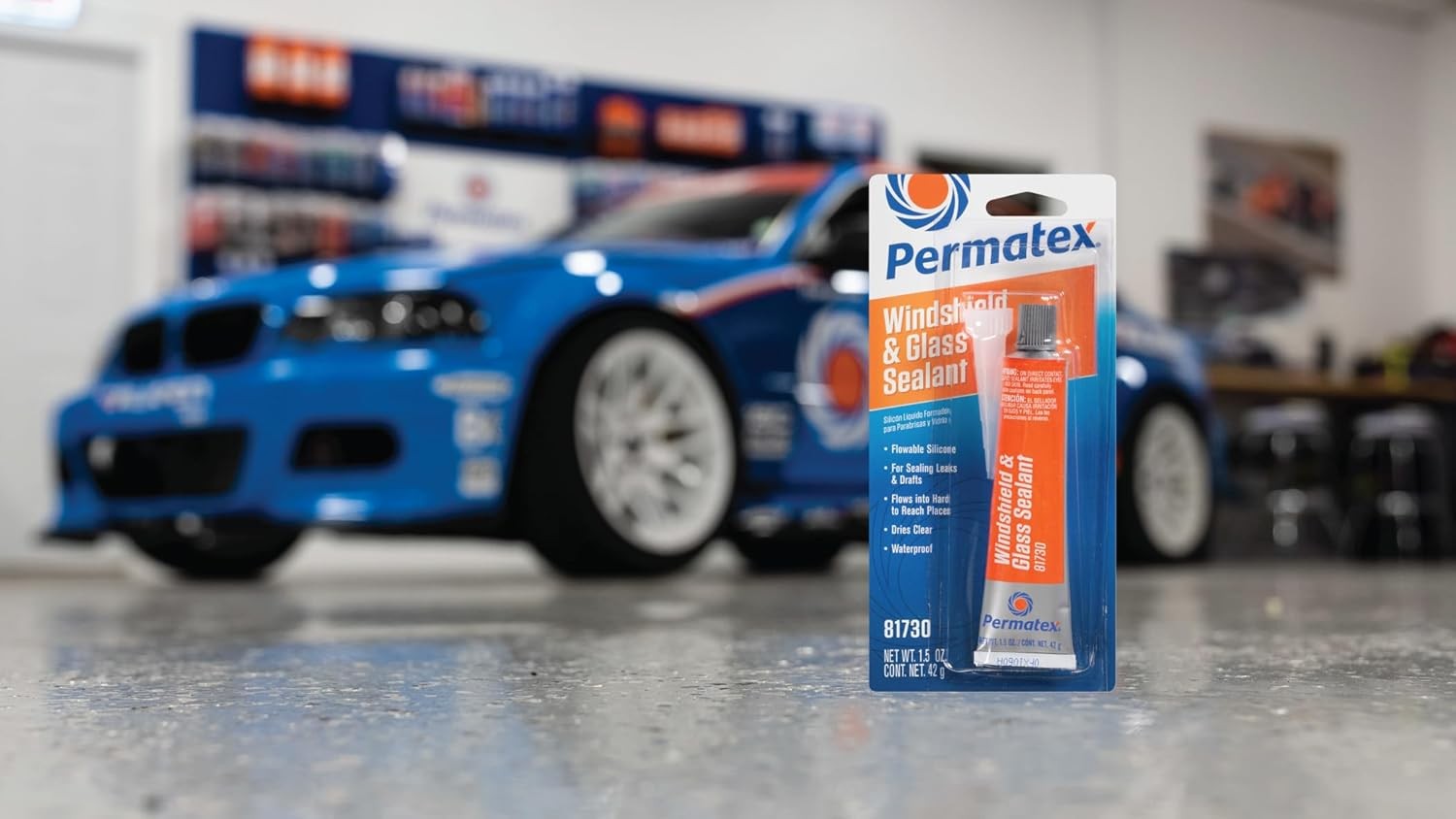 Permatex Flowable Silicone Windshield and Glass Sealer 1.5 oz Medium Strength