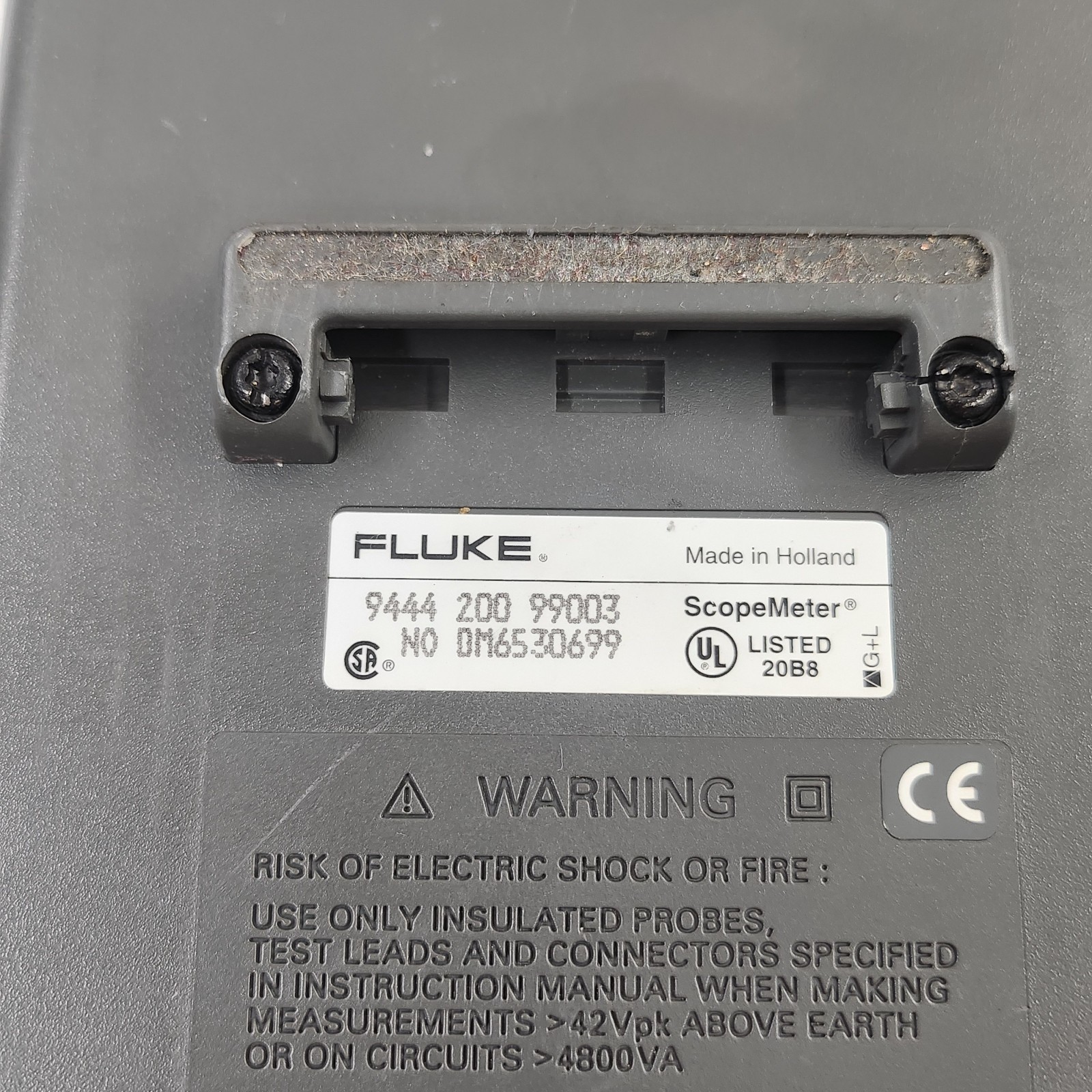 FLUKE 99B SCOPE METER SERIES II 100MHz OSCILLOSCOPE (No AC Adapter) See Descript