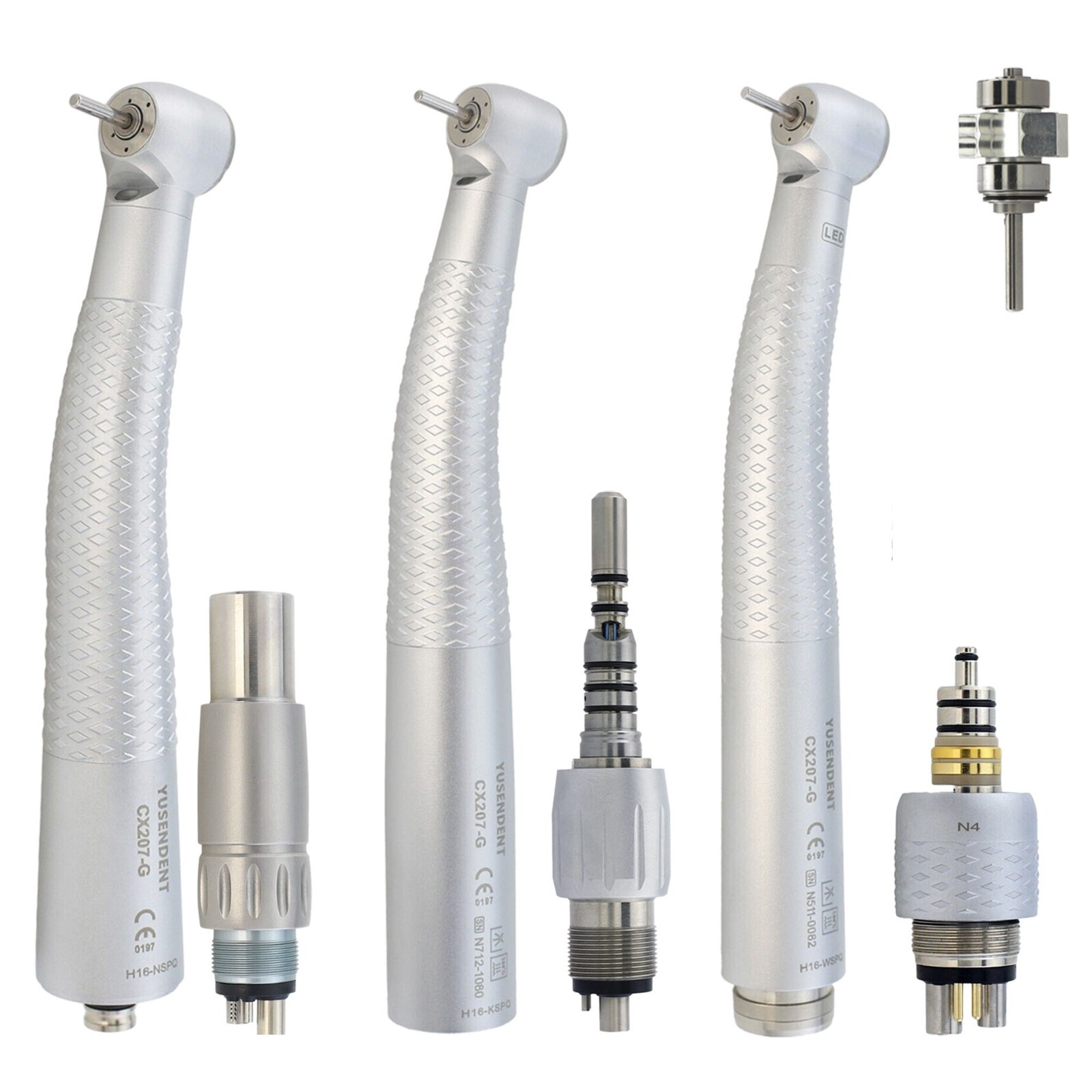 COXO Dental Fiber Optic Turbine High Speed Handpiece For Kavo NSK Coupler 4 6H
