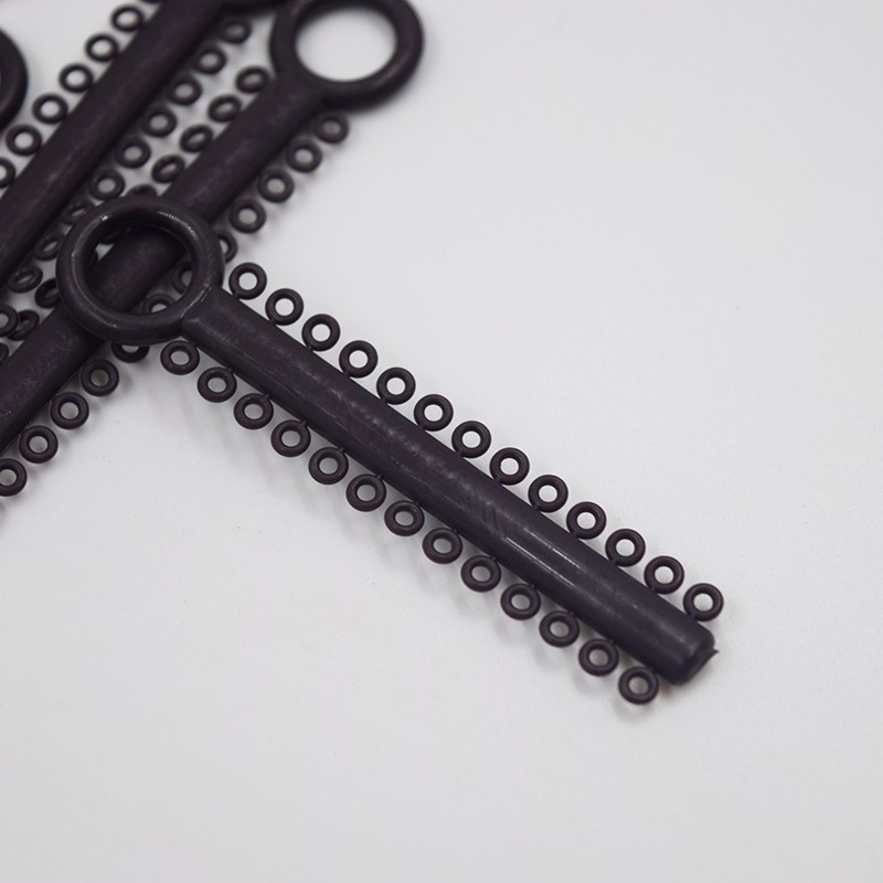1040Pcs Dental Ligature Rubber Ties Orthodontic Elastic Bands Braces 6 Color