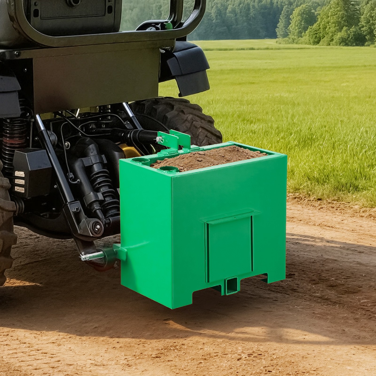 Ballast Box 3 Point Category 1 Tractor Quick Tach Hitch Counterweight