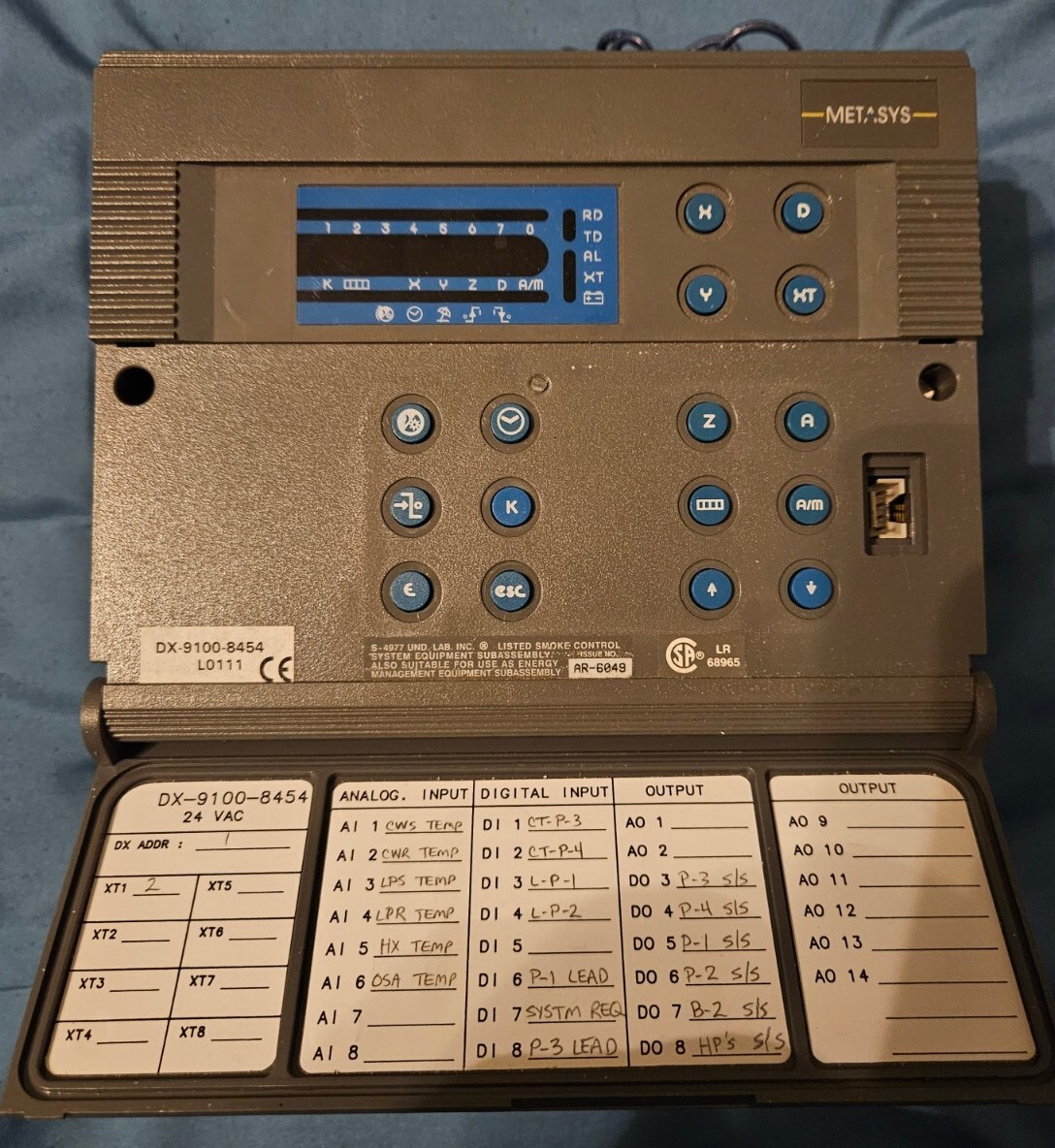 Johnson Controls Metasys DX-9100-8454 Controller
