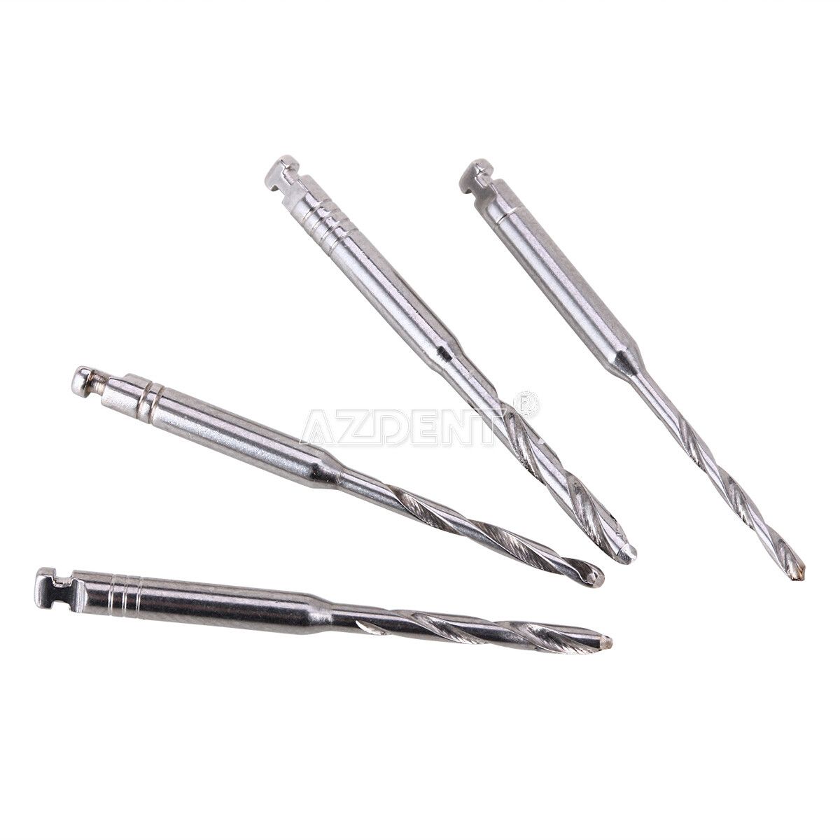 5 Packs Dental High-intensity AAA Fiber Posts Resin Screw Thread Glass 4 Drills