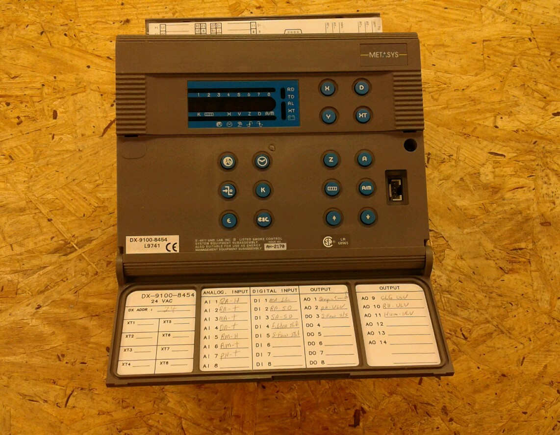 Johnson controls Metasys DX-9100-8454 Controller Energy Manager. 5E