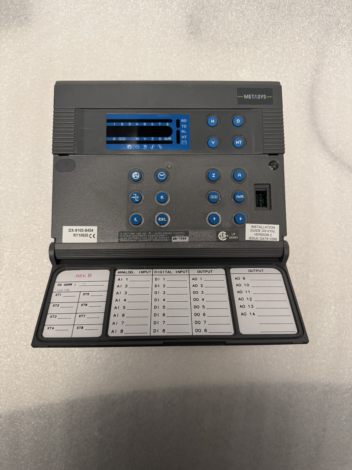 Metasys Johnson Controls Extended Digital Controller Module DX-9100-8454 RY10620