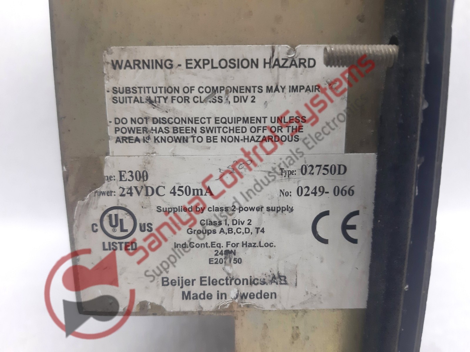 MITSUBISHI BEIJER E300 HMI PANEL 02750D
