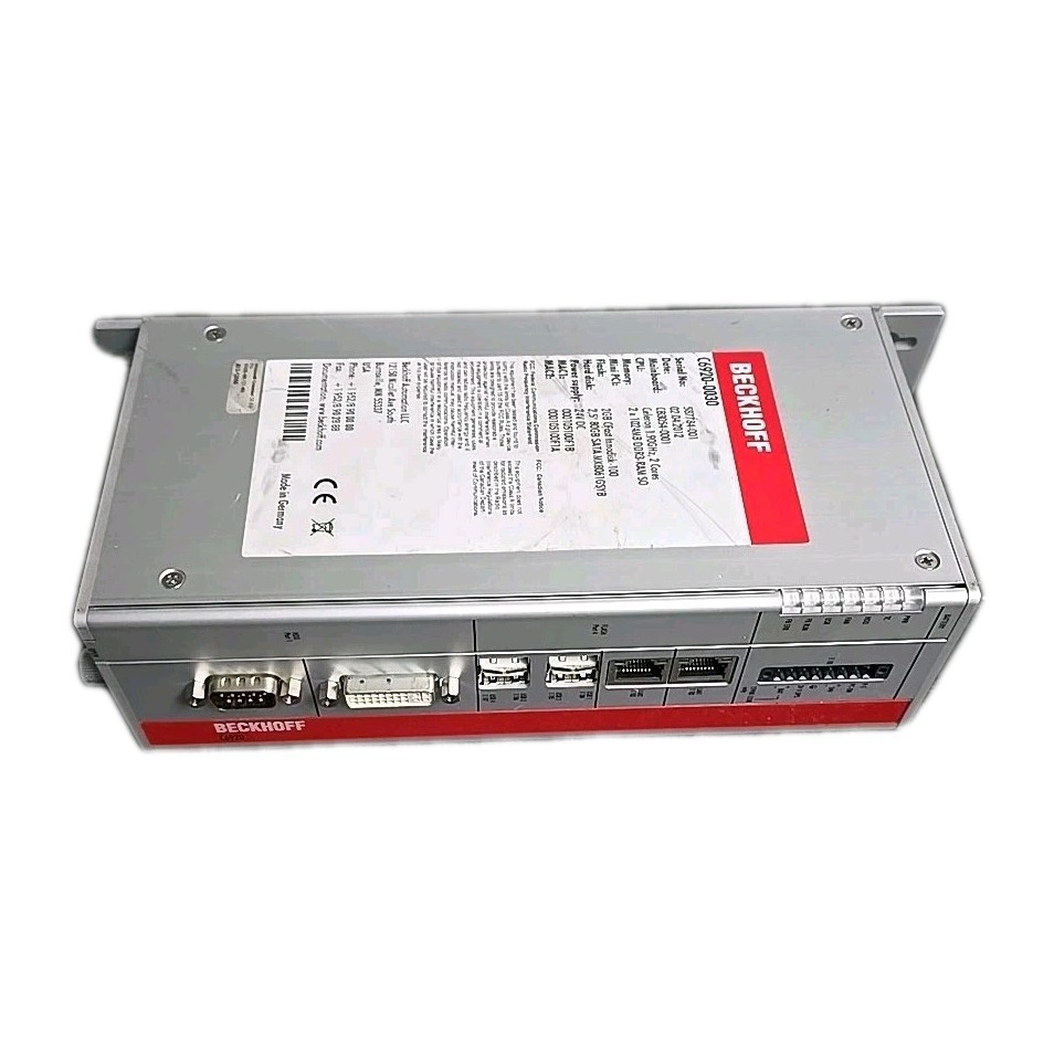 Beckhoff C6920-0030 Servo Drive – 80gb Sata, 24v dc, Celron Cpu, 2gb Flash
