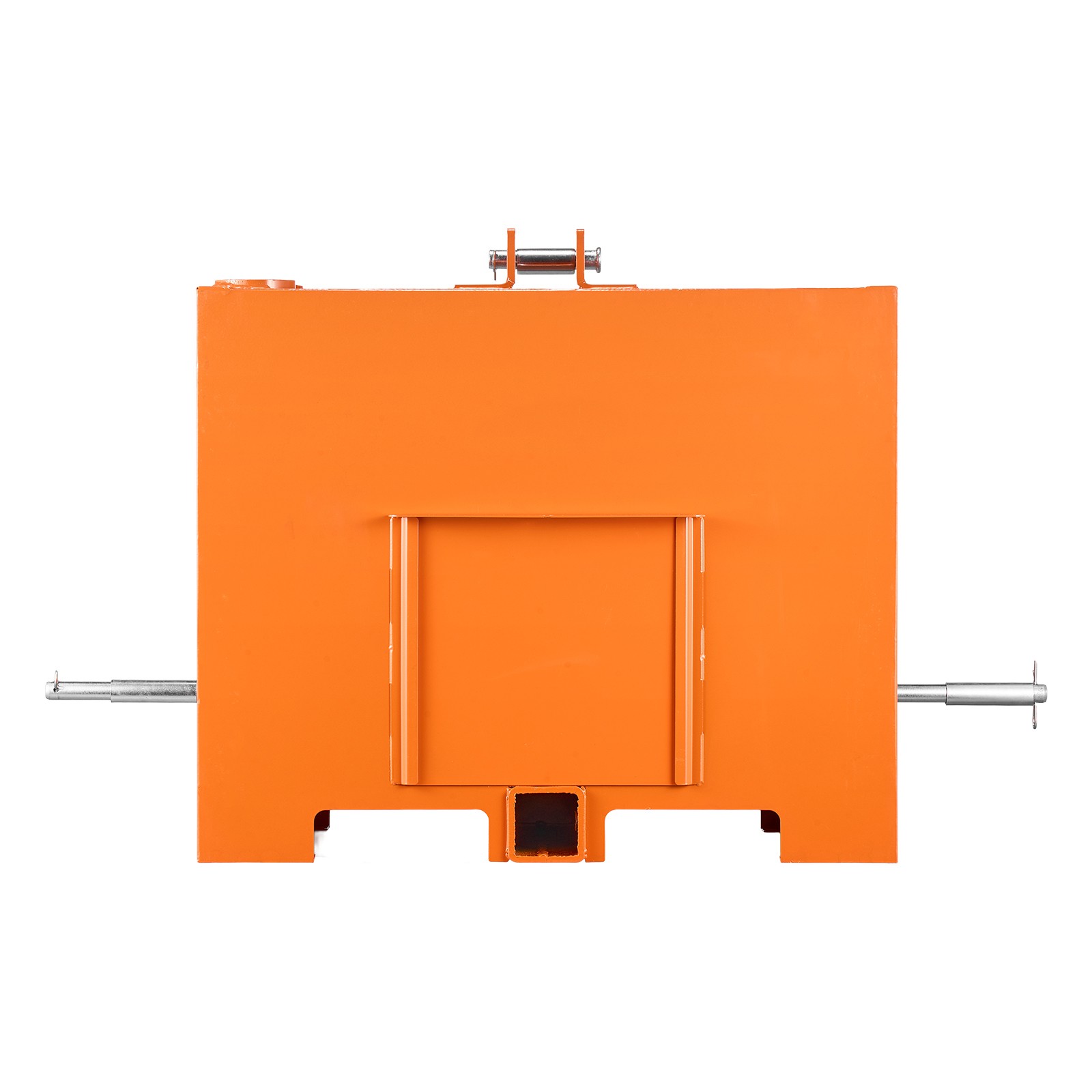 Ballast Box 3 Point Category 1 Tractor Quick Tach Hitch Counterweight Orange