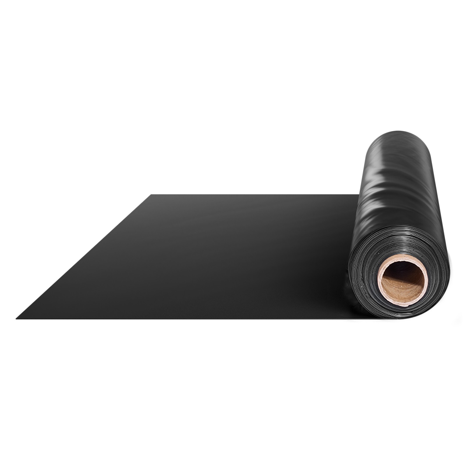 10Mil Plastic Sheeting Roll 5 x 100 FT Heavy Duty Polyethylene Black