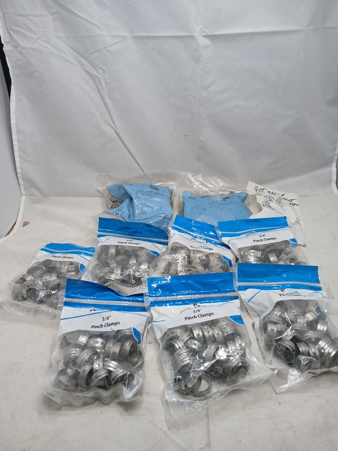 (285pcs) Assortment Of Pinch Clamps, Apollo, Oetiker, Apollo Pex All 3/4
