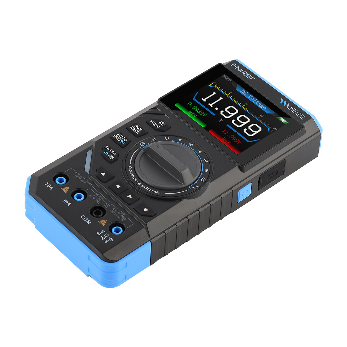 FNIRSI DST210 3-In-1 Handheld Digital Oscilloscope Multimeter Signal Generator`