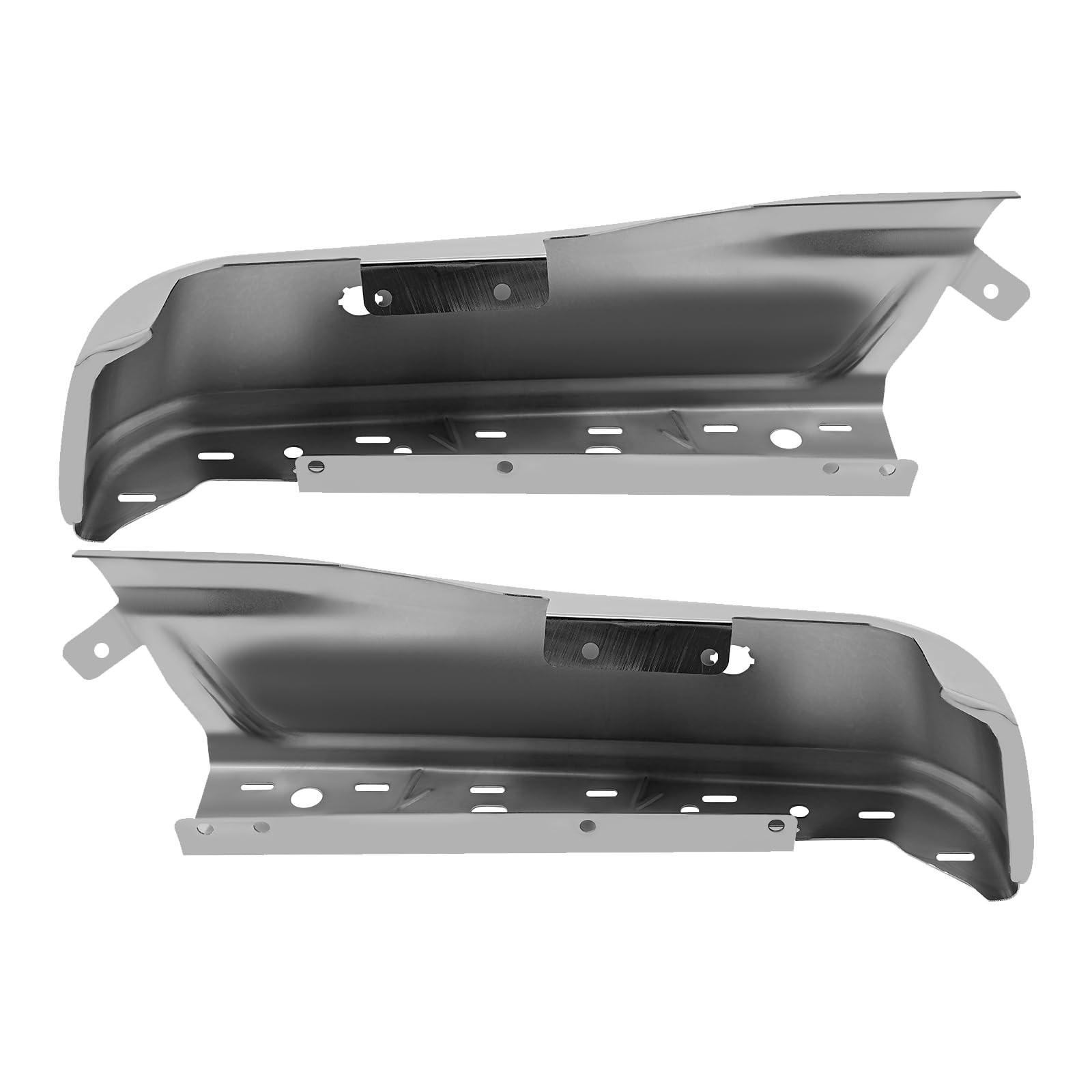 Rear Bumper End Cap Pair for 2021-2023 Ford F150 Left Right Direct Replacement
