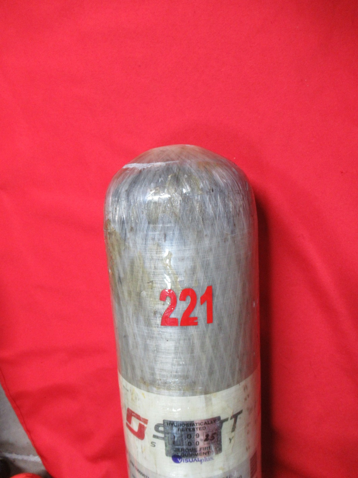 MFG 08/2014 SCOTT 4500PSI 30 Min SCBA Bottle Tank Cylinder CURRENT HYDRO 2025