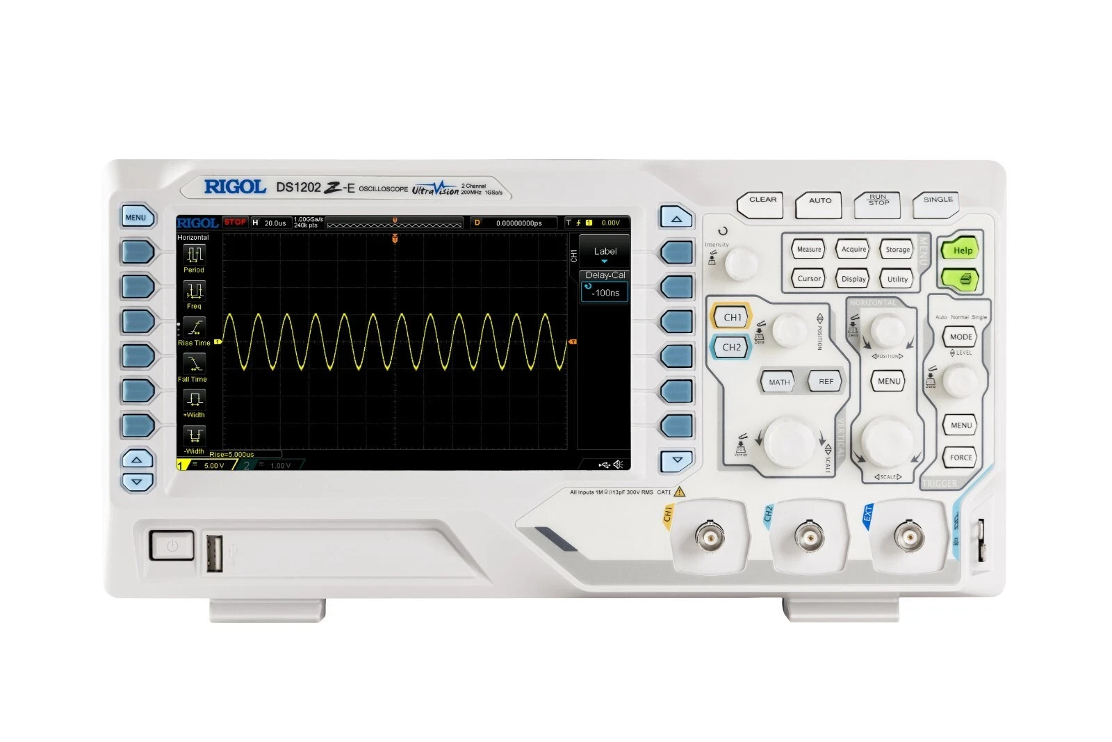 RIGOL DS1202Z-E Digital Oscilloscope 200Mhz Bandwidth,2 Channels,1GSa/s Sampling