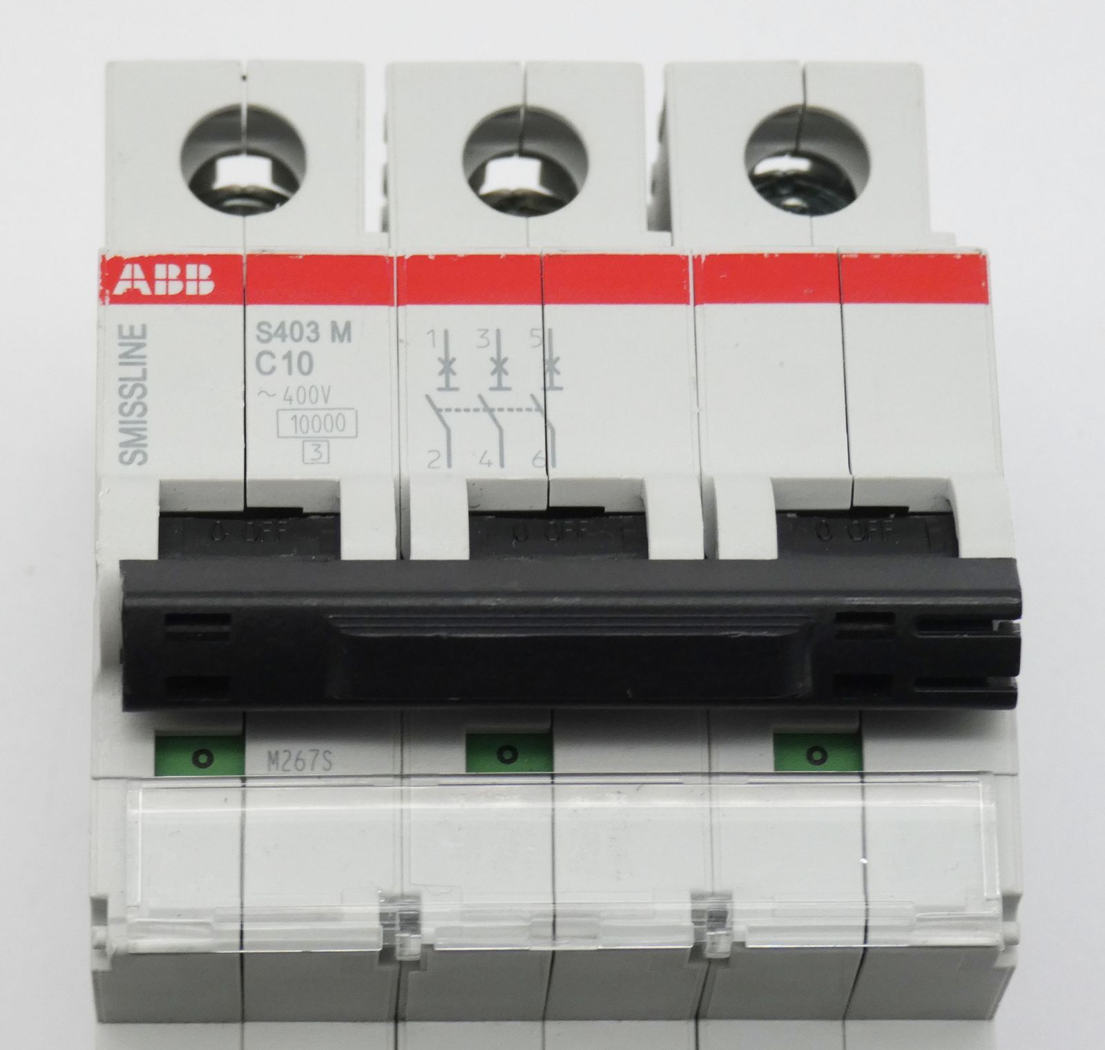 ABB SmissLine S403 M C10 S403MC10 2CCS573001R0104 Circuit Breaker -used-