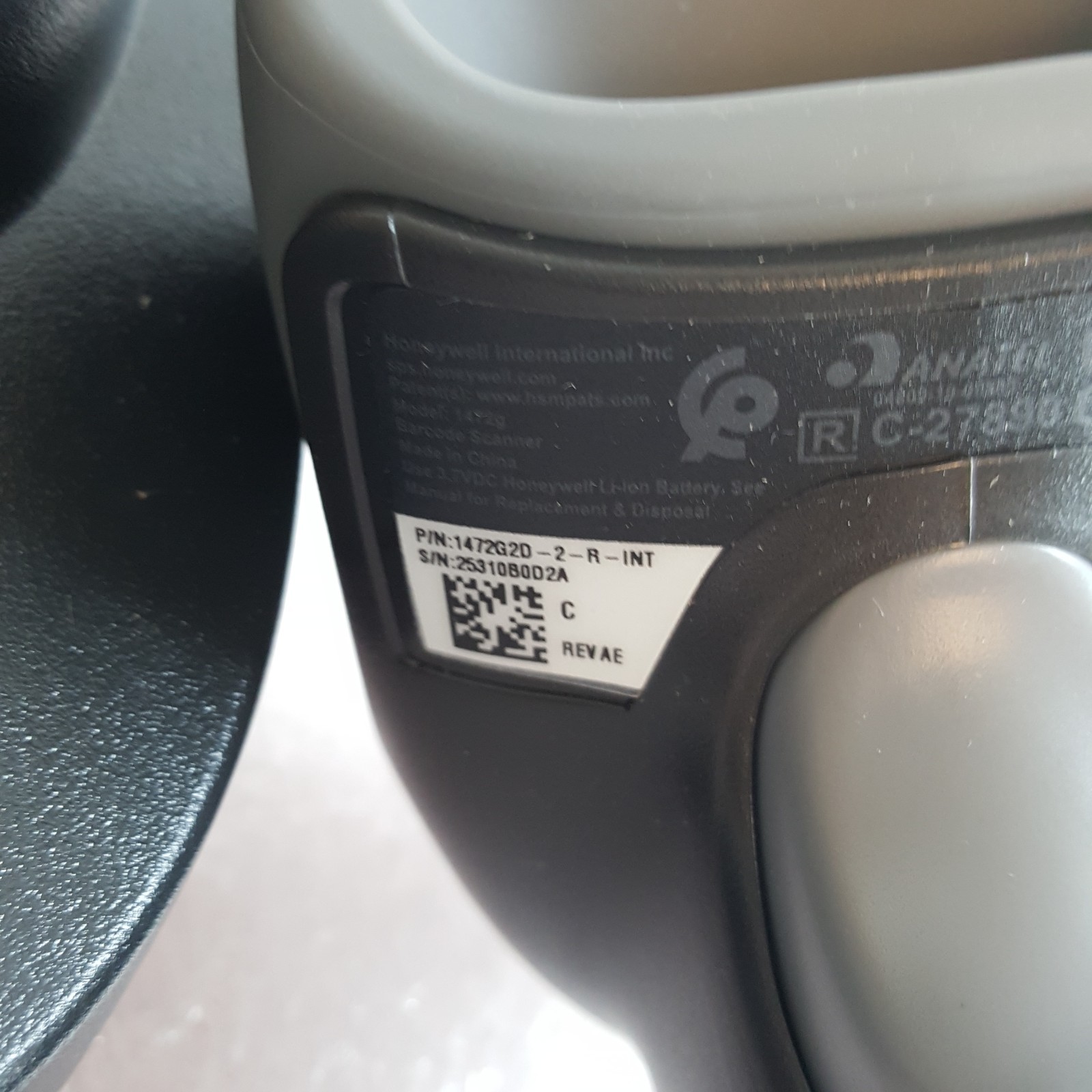 Honeywell Voyager XP 1472g Barcode Reader 1472G2D-2USB-5-R-