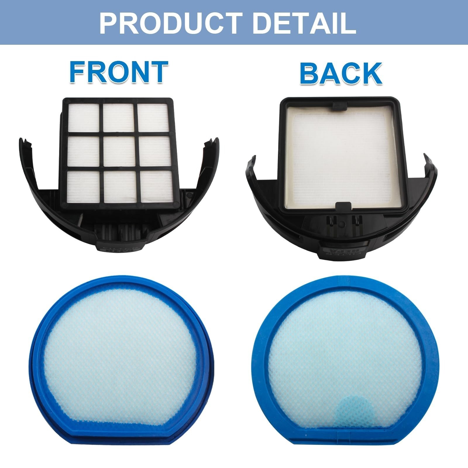 Hoover WindTunnel Vacuum Filter Kit HEPA Primary 303173001 303172002
