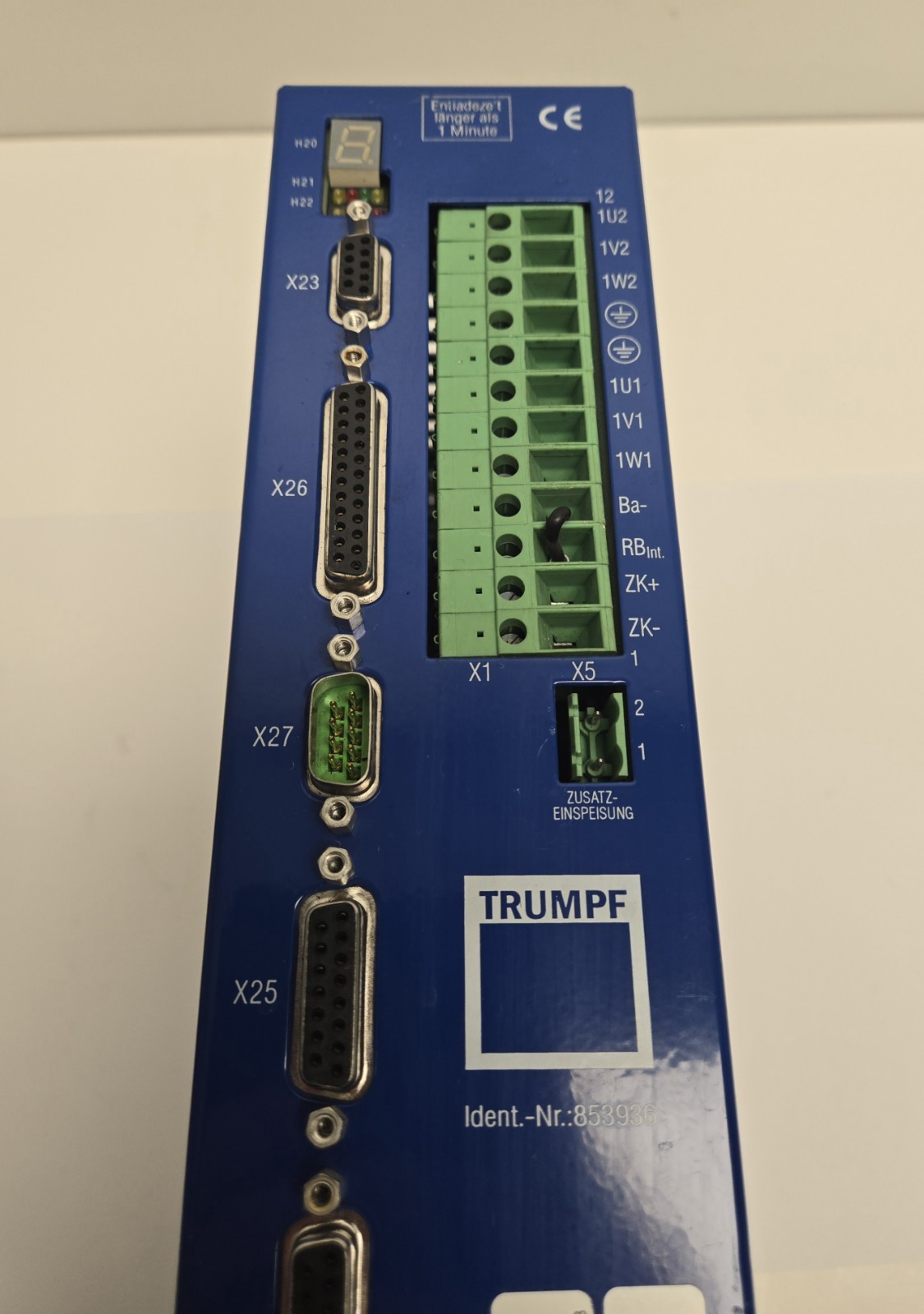 TRUMPF SERVO DRIVE 853936. BUM60S-04/08-54-B-004-VC-A0-00-1113-00.