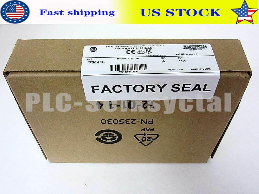 New Sealed Allen Bradley 1756-IF8 ControlLogix 8 Point A/I Module 1756IF8 Ser A
