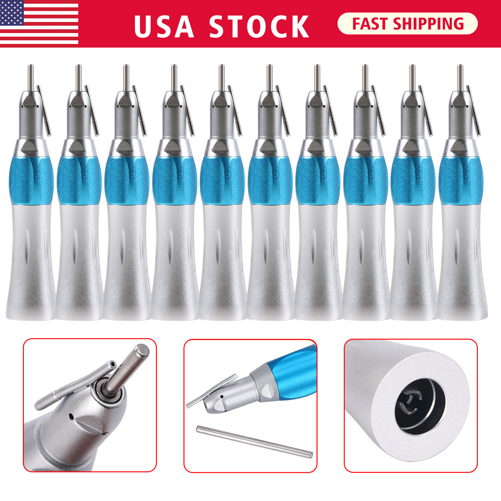 SANDENT Dental 1:1 Surgical Straight Handpiece With External irrigation Pipe