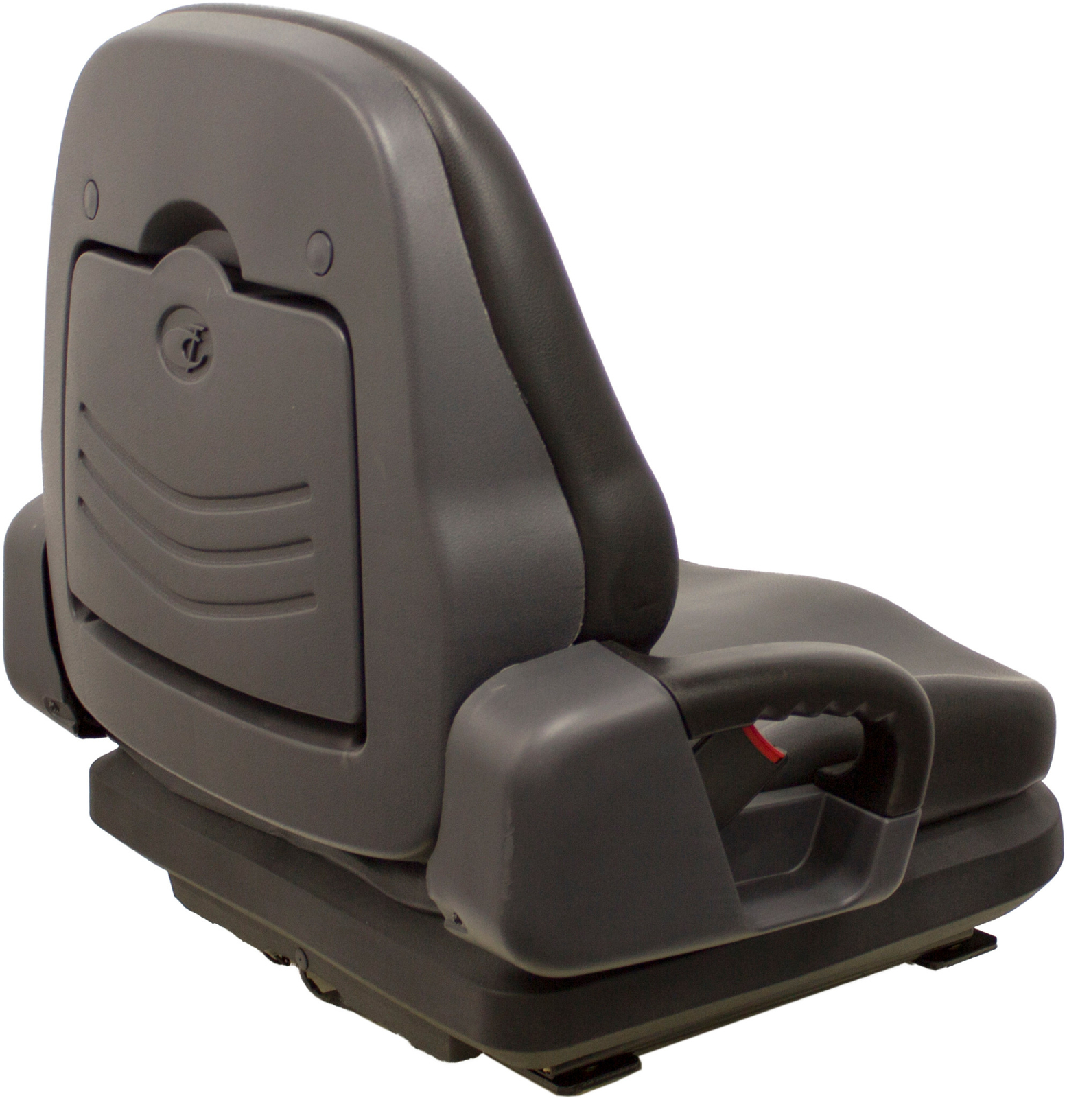 Universal Black Vinyl Forklift Suspension Seat fits Doosan etc