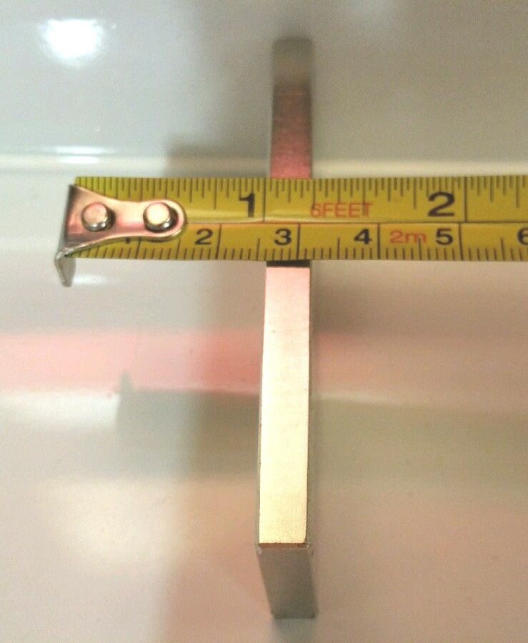 Neodymium Block Magnet N52 Large 3” Super Rare Earth Pull Force 65 lbs