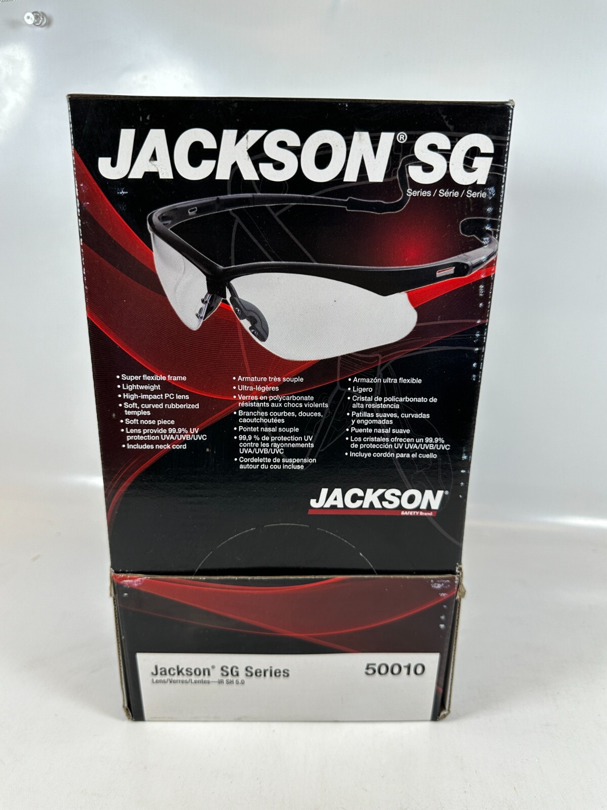 Jackson Safety Brand SG Series 50010 Lens IR SH 5.0 Lightweight NEW Free Ship