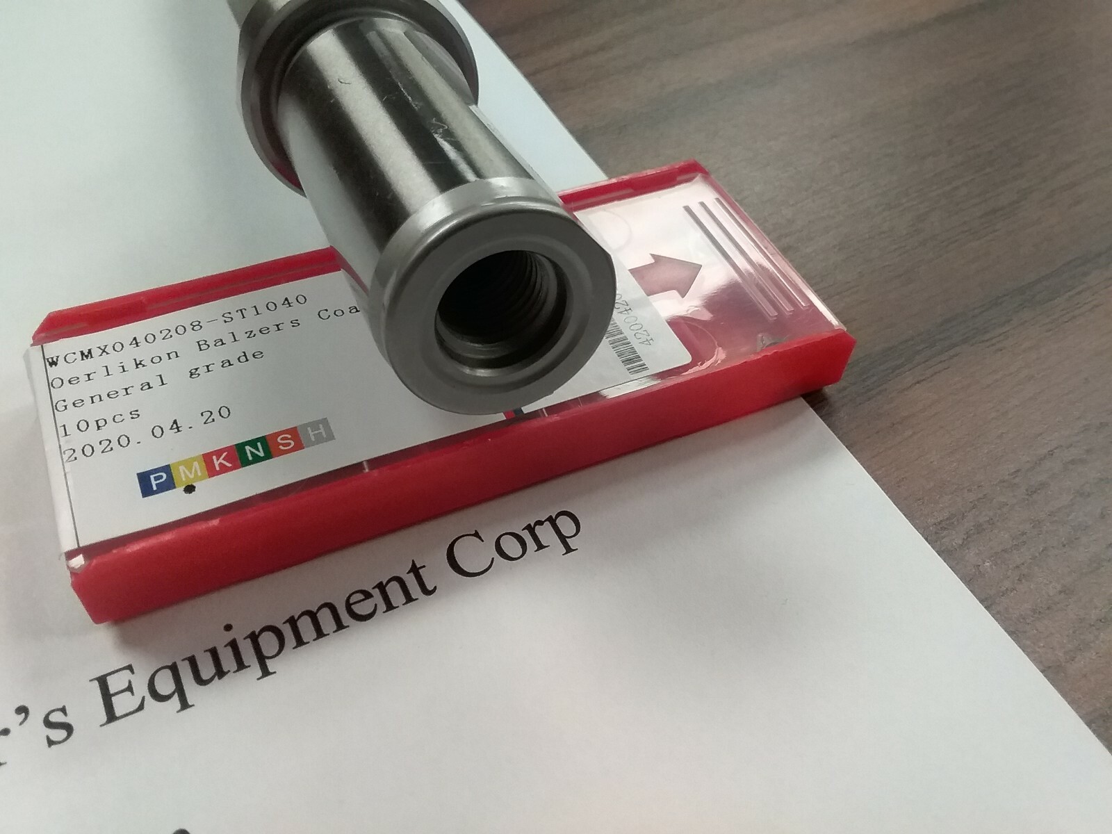 U drill 15/16″x3″x6″, 1″ shank, index, w. Extra 10pcs WCMX04 inserts #UD-1516