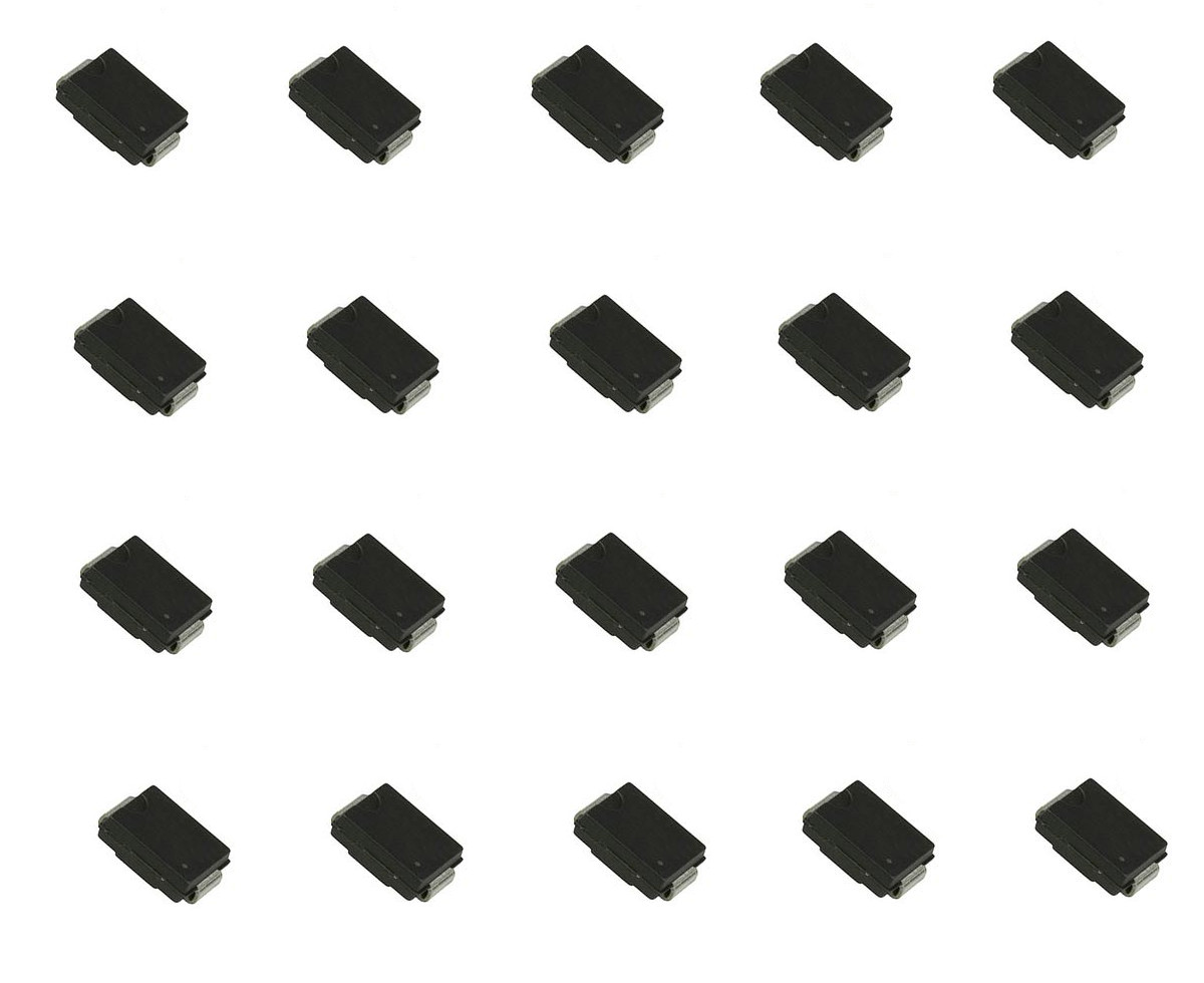 20Pcs Pack Lot SMD Rectifier Diode SMA DO214AC M7 1N4007 1A 1000V Replaces M1-M6