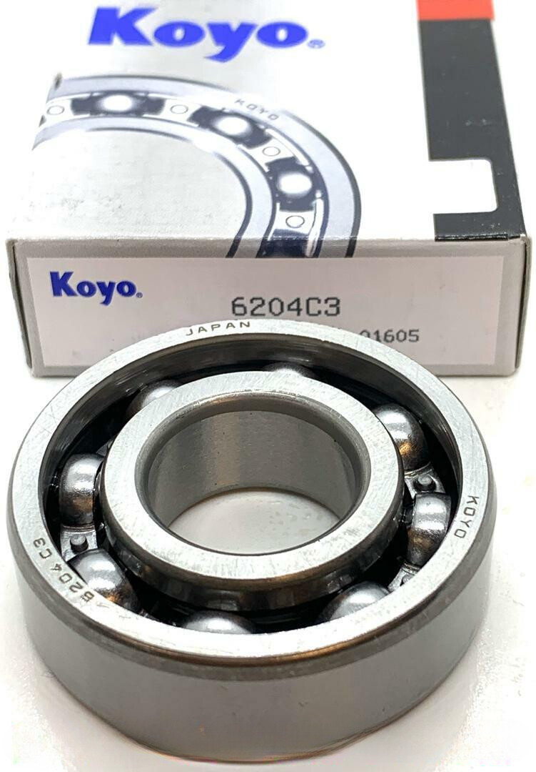 KOYO 6204 C3 JAPAN Deep Groove OPEN Bearing 20x47x14mm 93306-40401