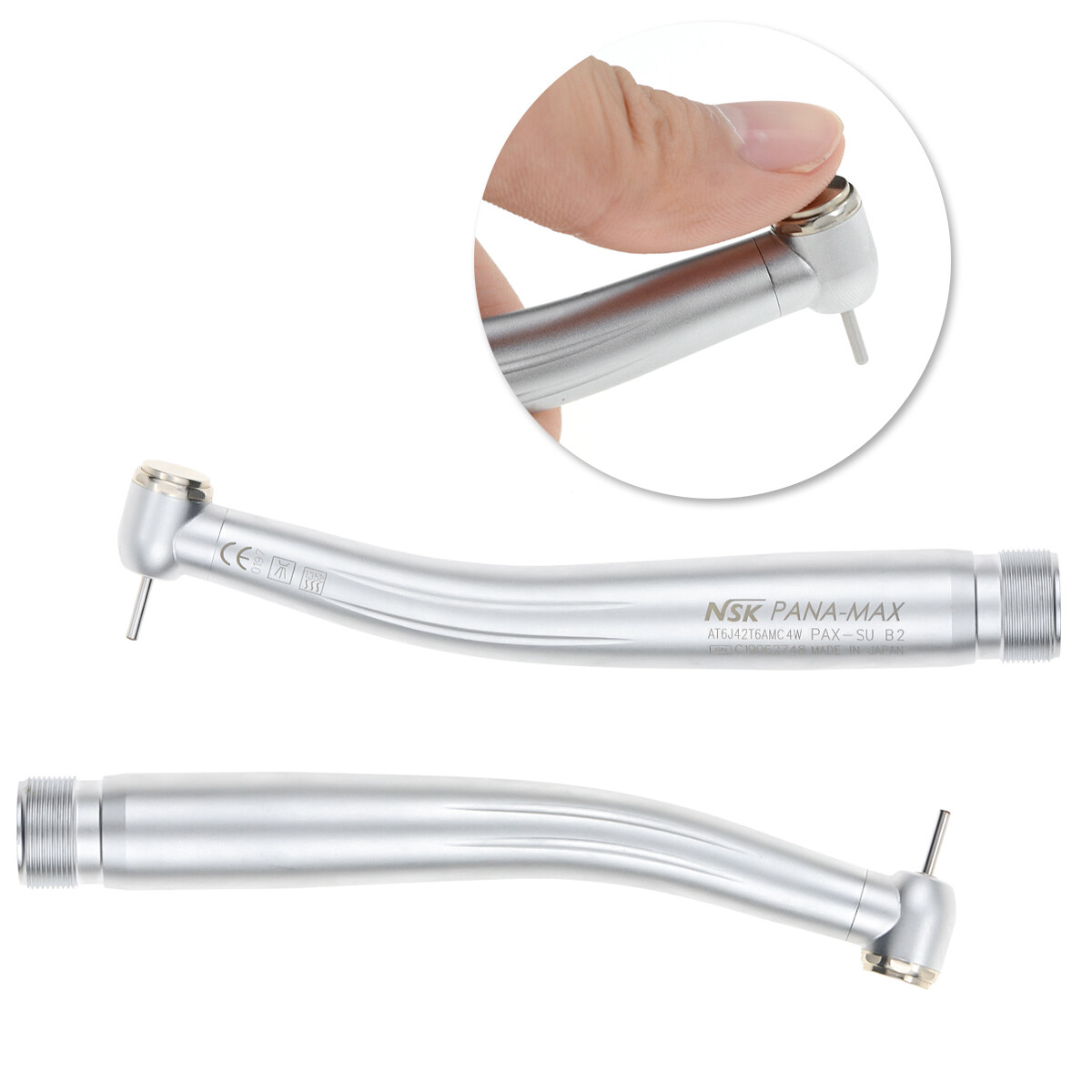 NSK Type Dental PANA MAX High Speed Handpieces Push Button+Low Speed EX203C 4/2H