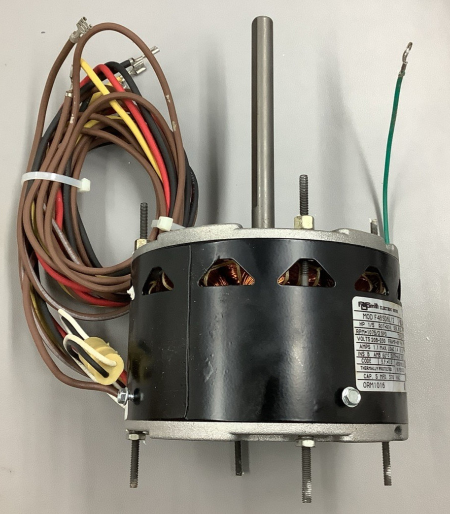 A.O. Smith ORM1016 F48SD6L12 Condenser Motor 1/5HP 208-230V(F15)