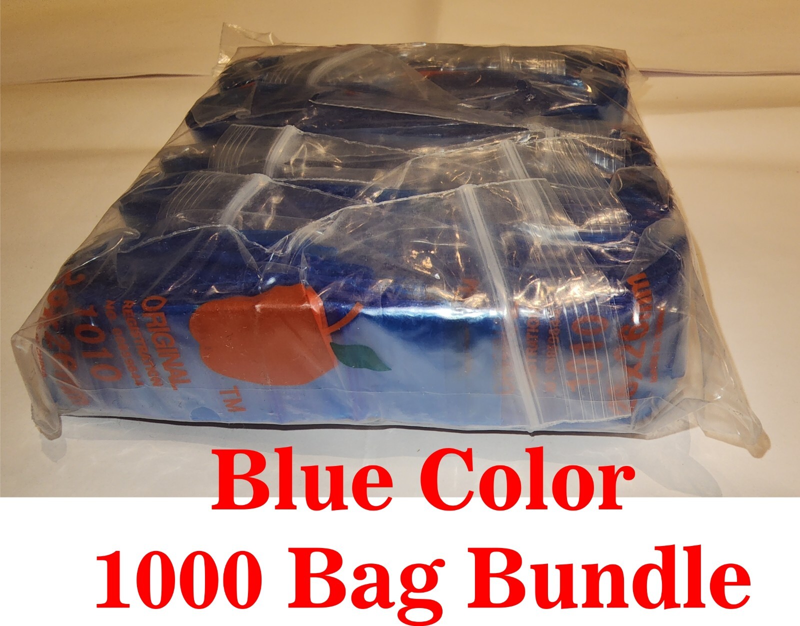 Apple 1010 1″x1″ Plastic Bags Baggies Jewelry Ziplock Zipper Stamp Bags lot