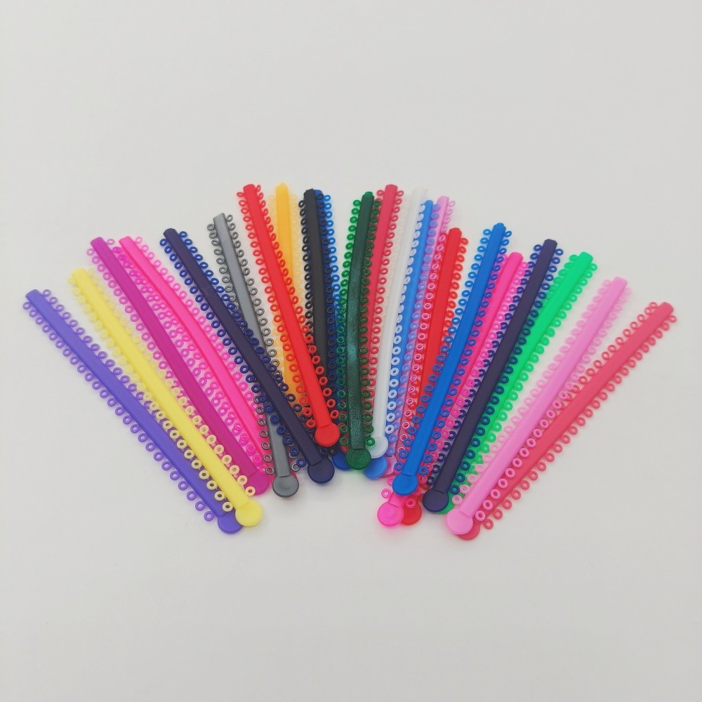 1000Pcs Dental Orthodontic Ligature Ties Braces Elastics Rubber Bands O-rings