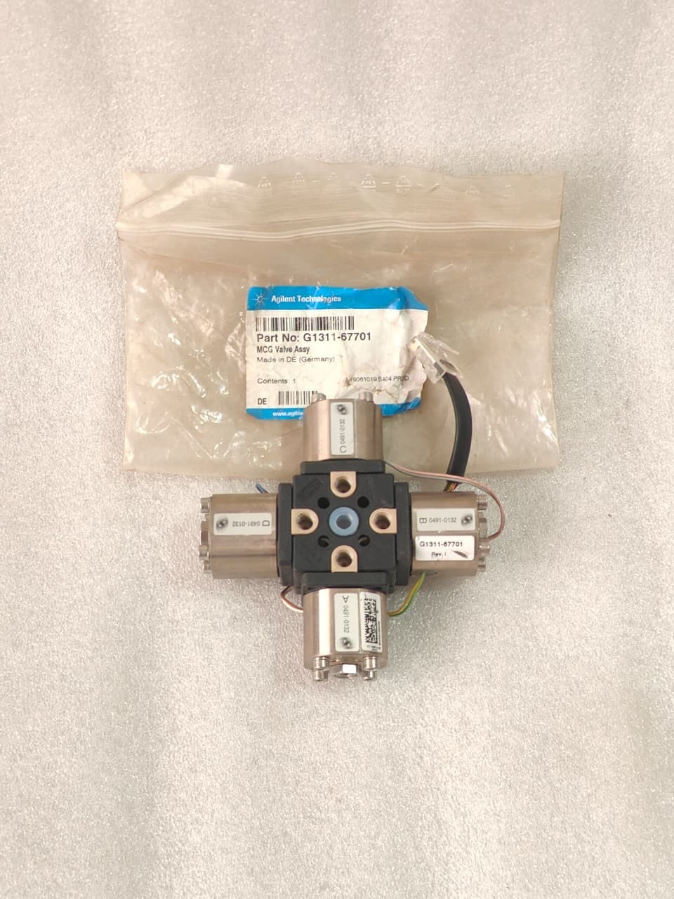 AGILENT TECHNOLOGIES G1311-67701 MCGV MULTI CHANNEL GRADIENT VALVE ASSY REV:I